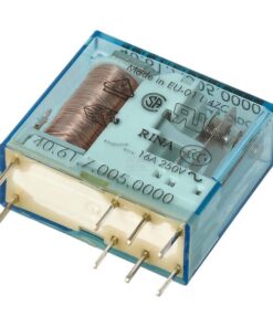 Relé 1 W 16 A 5 VCC mont. zóc.