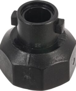 Tapón adaptador de boquilla, roscado, tipo bayoneta, color negro, Arag
