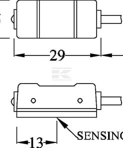 Interruptor de lengüeta 12-240 V DC/AC