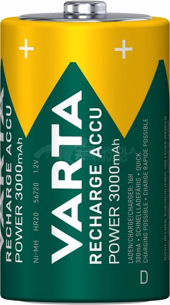 Pila recarg. 1,2 V D 3.000 mAh 2 Pila recarg. 1,2 V D 3.000 mAh