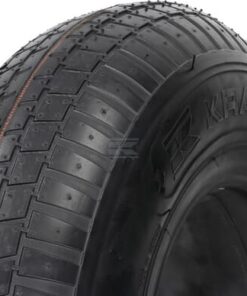 Neumático y cámara 4.00-8, 4 pliegues, válvula recta, S-369, Kramp