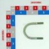 Soporte pieza de fijación U MECA V4 con ruedas separadas