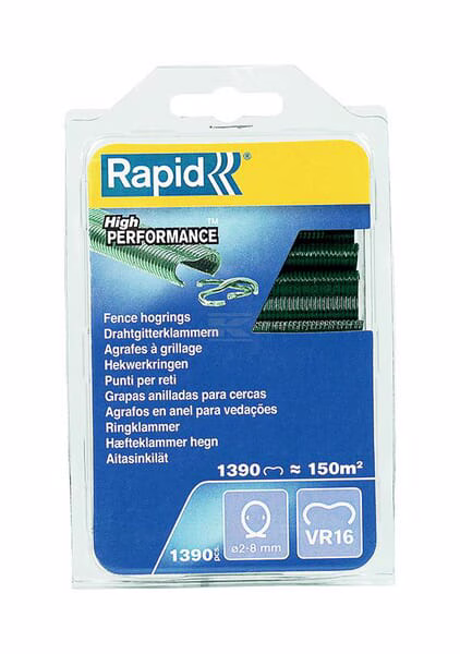Grapas Rapid VR16 verde rec. 1 Grapas Rapid VR16 verde rec.