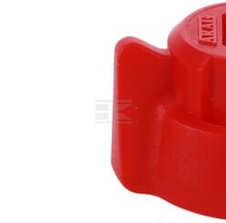Tuerca de boquilla, tipo bayoneta, SW8, color rojo, con junta, 25 uds., Arag