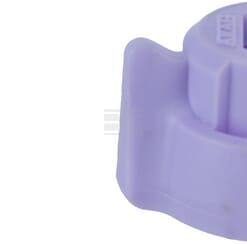 Tuerca de boquilla, tipo bayoneta, SW8, color violeta, con junta, 25 uds., Arag