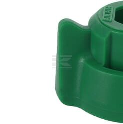 Tuerca de boquilla, tipo bayoneta, SW10, color verde, con junta, 25 uds., Arag