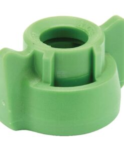 Tuerca de boquilla, tipo bayoneta, Ø12.6, color verde, con junta, 25 uds., Arag