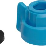 Tuerca de boquilla, tipo bayoneta, SW11L, color azul, con junta, 25 uds., Arag