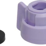 Tuerca de boquilla, tipo bayoneta, SW11L, color violeta, con junta, 25 uds., Arag