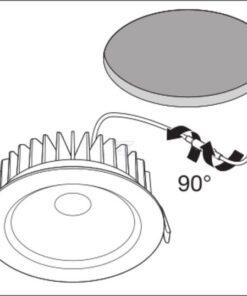 Luminaria Foco 8W 830 IP65 13 Luminaria Foco 8W 840 IP44