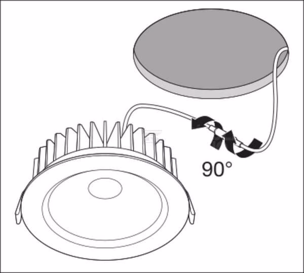 Luminaria Foco 8W 830 IP65 7 Luminaria Foco 8W 840 IP44