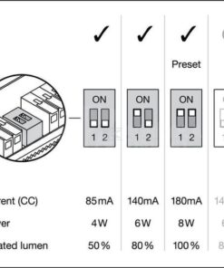 Luminaria LED Spot 8 W 840
