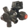 Portaboquillas Pentajet 1/2" 4 Portaboquillas Pentajet 1/2"