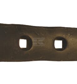 Punta de cultivador 255 x 65 x 12 mm reversible, plana, 2 orificios, uso universal