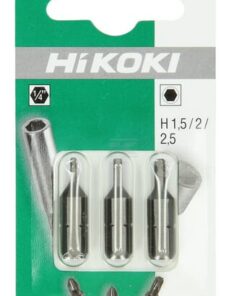 Puntas hexagonales 1,5 / 2 / 2,5 -25mm (3x)