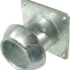 Racor macho 4" + brida cuadrada