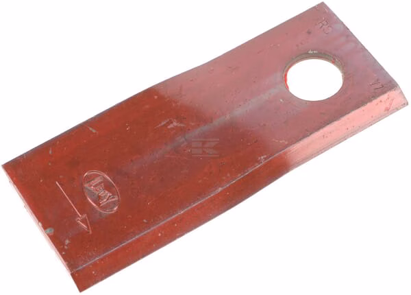 Cuchilla izda. de segadora 120 x 48 x 4 mm orificio Ø 18,50 mm adecuada para Lely 2 Cuchilla izda. de segadora 120 x 48 x 4 mm orificio Ø 18,50 mm adecuada para Lely