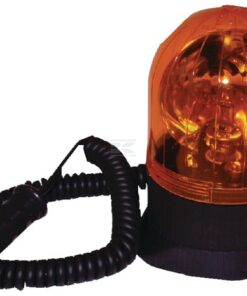 Faro rotativo halógeno, ámbar, 12 V, fijación magnética, Sirena