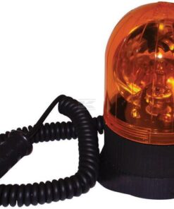 Faro rotativo halógeno, ámbar, 12 V, fijación magnética, Sirena