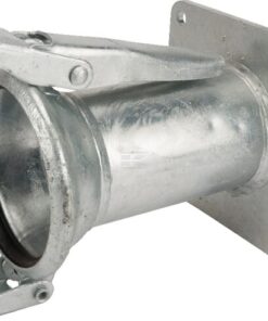 Hembra 4" + brida cuadrada