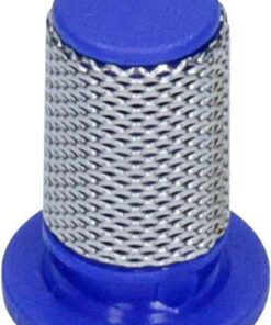 Filtro con válvula de retención de bola, azul, malla 50