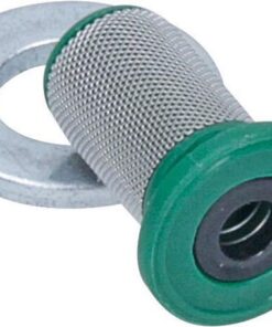 Filtro con válvula de retención de bola, verde, malla 100