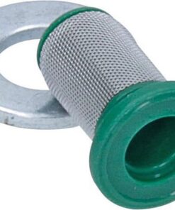 Filtro cilíndrico, verde, malla 100