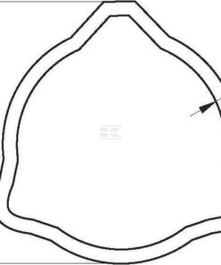 Tubo interior perfil triangular, T40 Øext. 27 mm, Øint. 36 mm - 4,50 mm L: 880 mm Comer