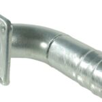 Codo de 90° + brida + boquilla 4"