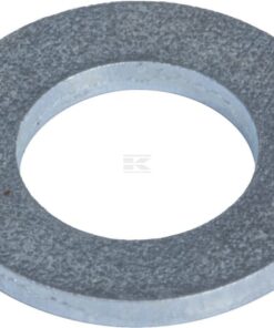 Arandela DIN433 M5x9.5x1mm, acero zincado, Kramp