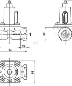 Válvula de sobrepresión del freno motor
