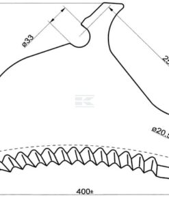 Cuchilla para vagones de ensilaje, adecuada para PöttingerJumbo, Torro