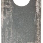 Cuchilla izda. de segadora 100 x 48 x 4 mm orificio Ø 21 mm adecuada para Pöttinger (paquete de 25 unidades)