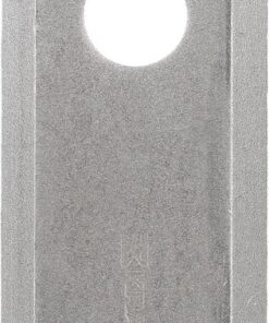 Cuchilla izda./dcha. de segadora 96 x 50 x 4 mm orificio Ø 19 mm adecuada para Pöttinger (paquete de 25 unidades)