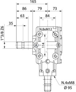Caja de cambios T-304A, 1:1.93, 40.4kW