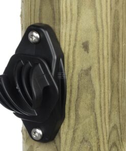 Aislador negro para cordel