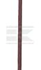 Poste ovalado de acero de 107 cm con aislador superior 10 piezas 3 Oval steel post 107 cm with top insulator 10pcs
