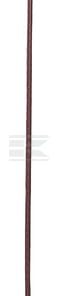 Oval steel post 107 cm with top insulator 10pcs