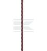 Round steel post 107 cm with top insulator 10pcs