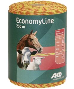 Cordones de cercado eléctrico 250m amarillo/naranja