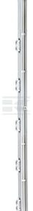 Poste plástico blanco 105 cm