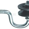 Aislador angul. polea para cable o cordel