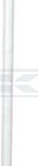 Piqueta de PVC blanca 106 cm