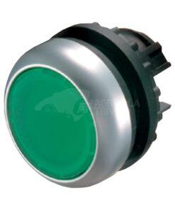 Pulsador iluminado verde