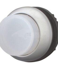 Pulsador iluminado blanco alto