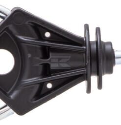 Aislador de compuerta X³ galvanizado, negro, 6 piezas