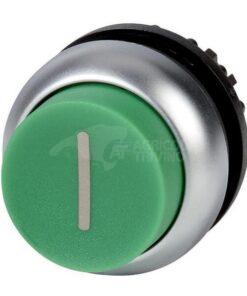 Pulsador verde ret. res. 1 alt 3 Pulsador verde ret. res. 1 alt