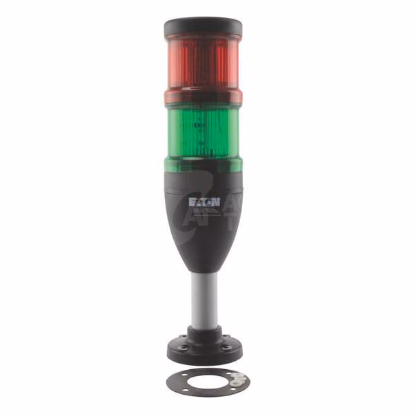 Columna de señalización + LED 24 V rojo/verde completo 3 Columna de señalización + LED 24 V rojo/verde completo