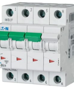 Miniature circuit breaker 6A,3P+N,B