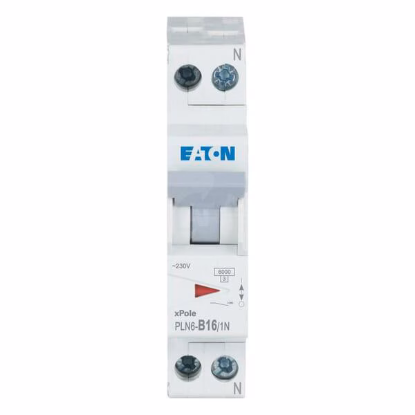 Interruptor autom. 16A,1P+N,B 4 Interruptor autom. 16A,1P+N,B